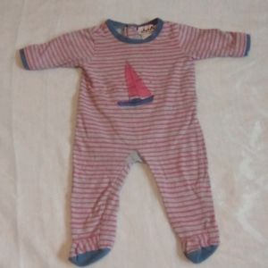 Just Pink Sailboat stripes